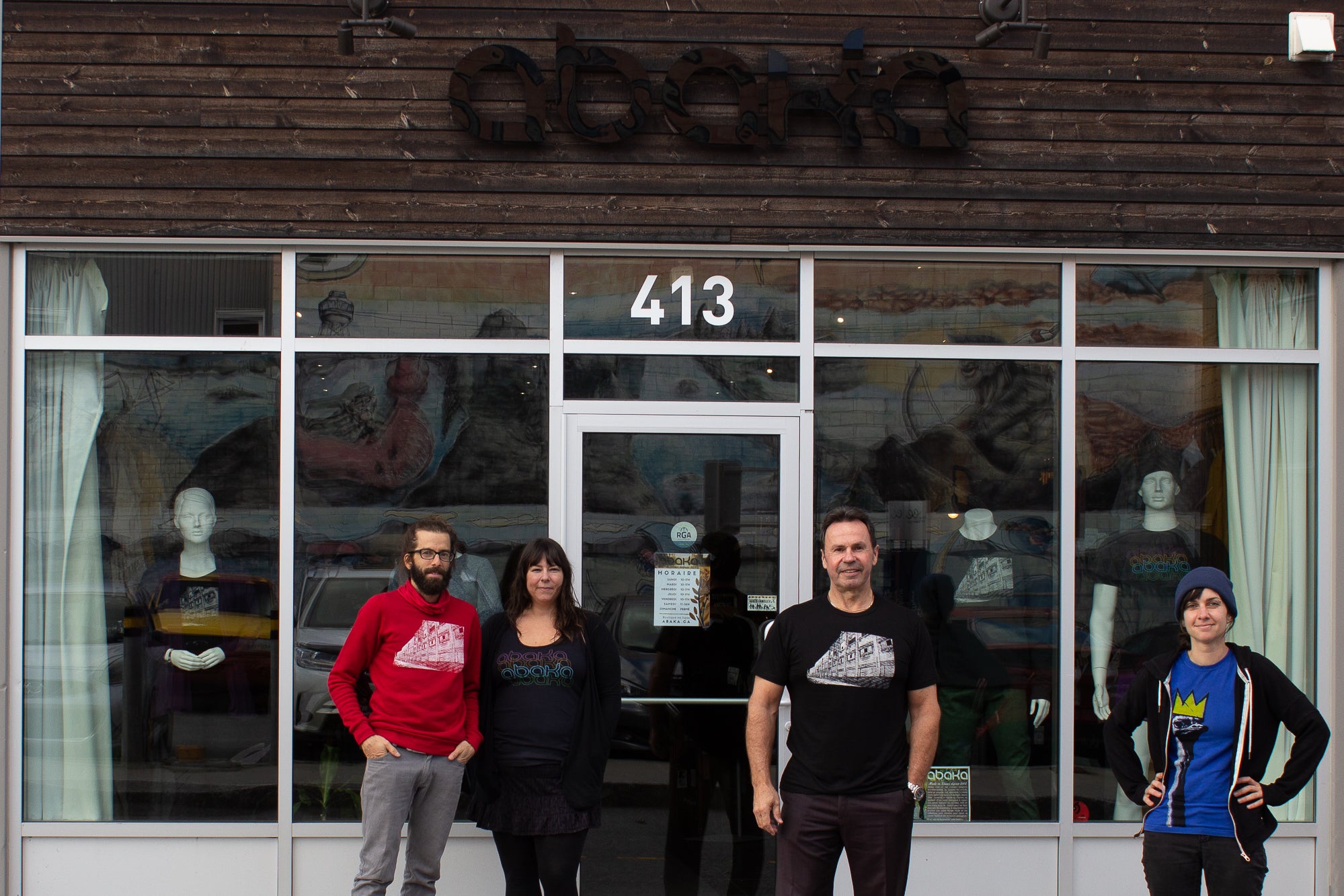 ABAKA, Monsieur Michel Angers et le mur de la Belgo - Abaka