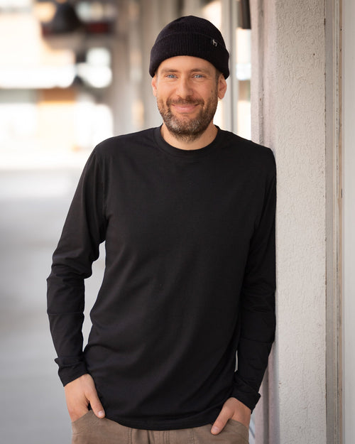 BAMBOUBOY L/S noir - Abaka