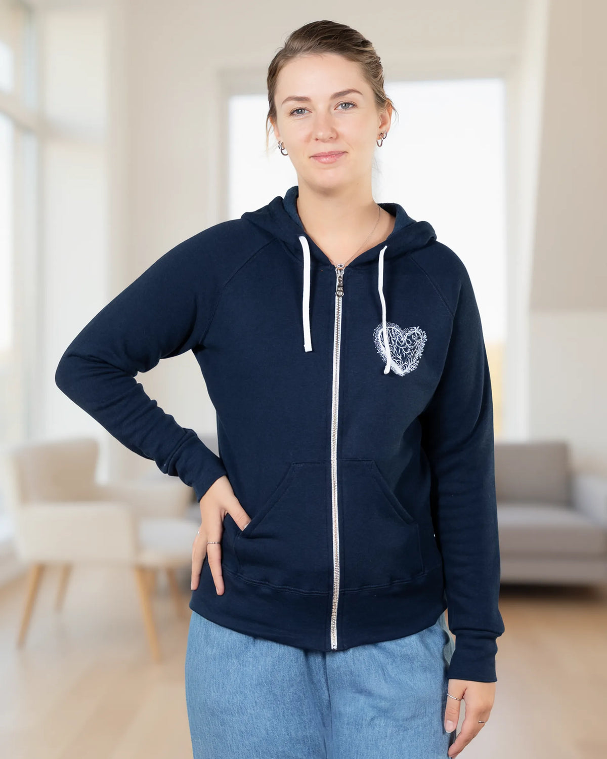 BAMBOUVEST GIRL Coeuroots - Veste à capuchon