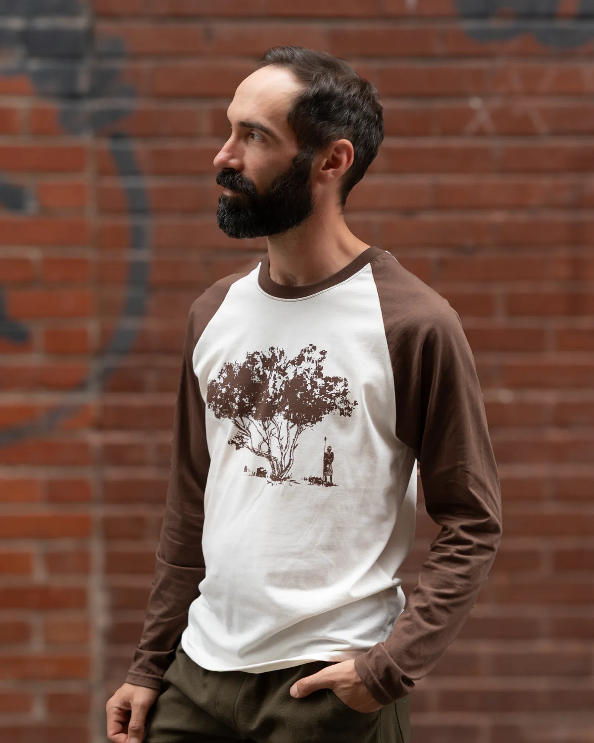 BASEBALL Arbre - Chandail Manches Longues