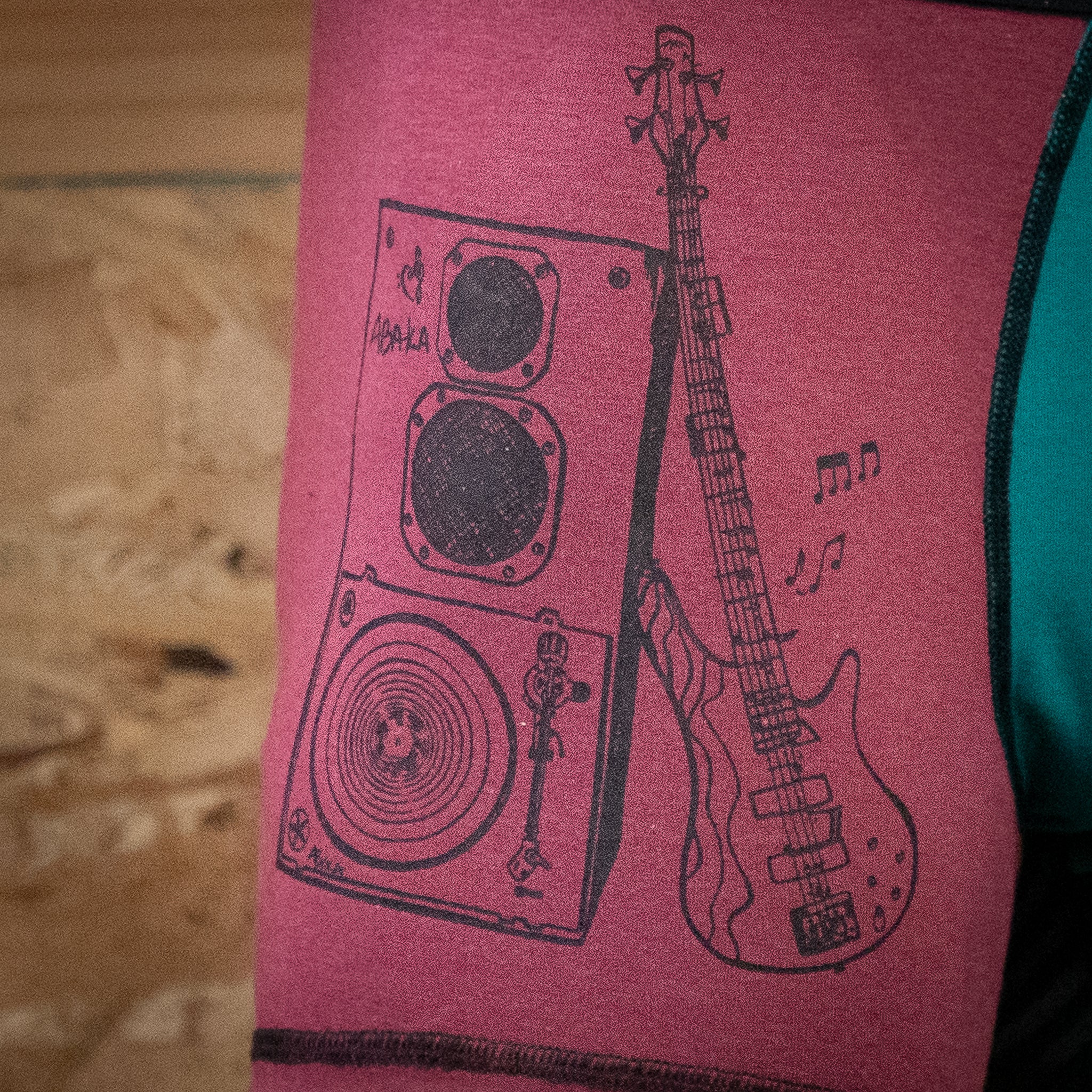 BOB MUSIQUE wine & rayé noir/charmix - Abaka