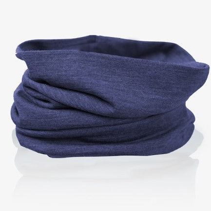 DOUBLE BUFF 100% MERINO heather navy