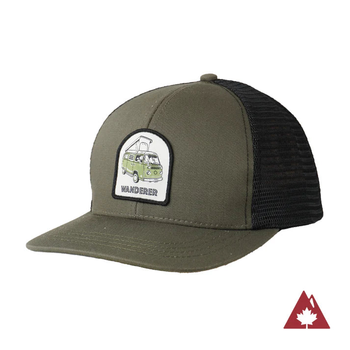 WANDERER  SNAPBACK brown