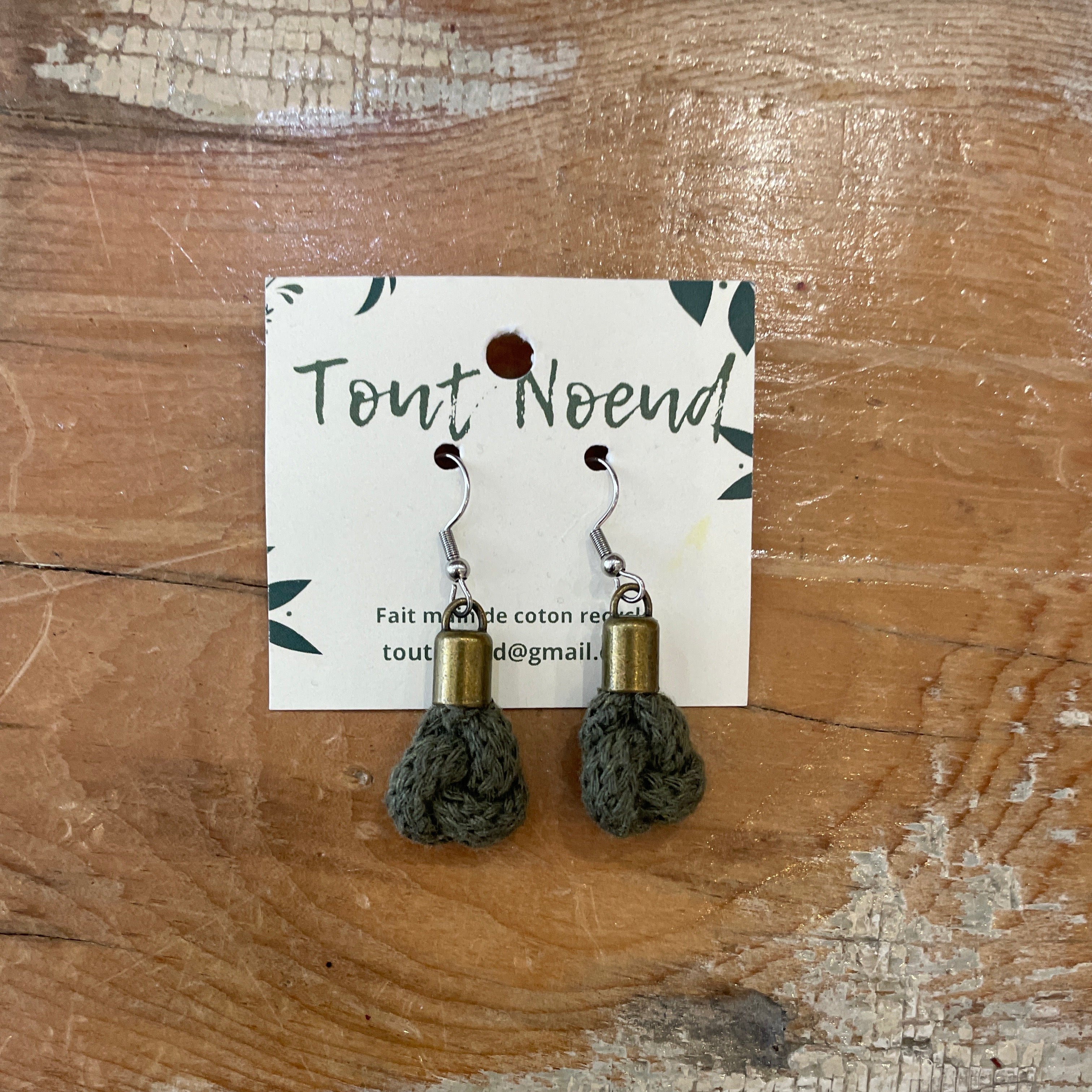 B-O NOEUD SIMPLE -  - Boucles D'Oreilles