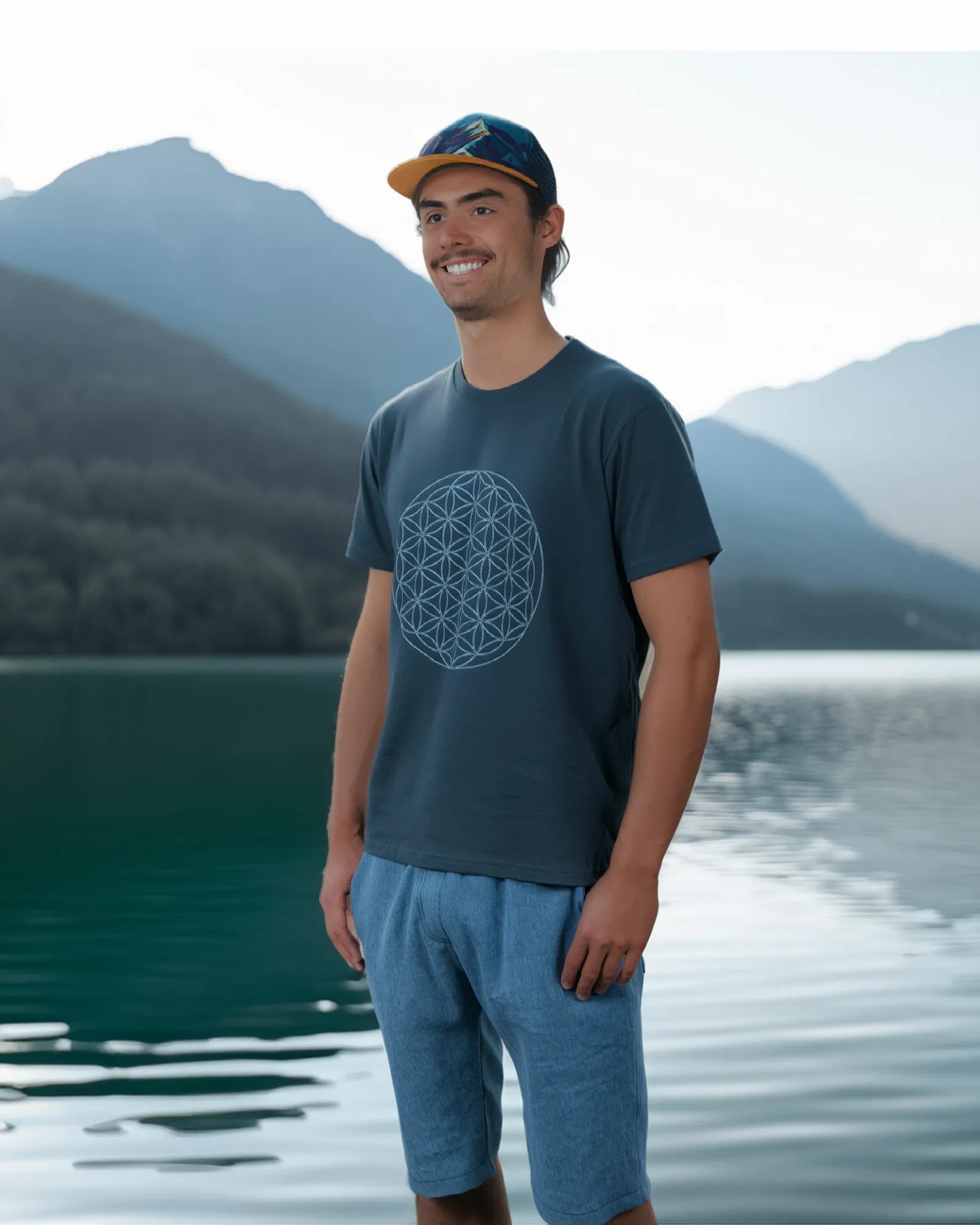 KOBIMAN Fleur de Vie - T-shirt