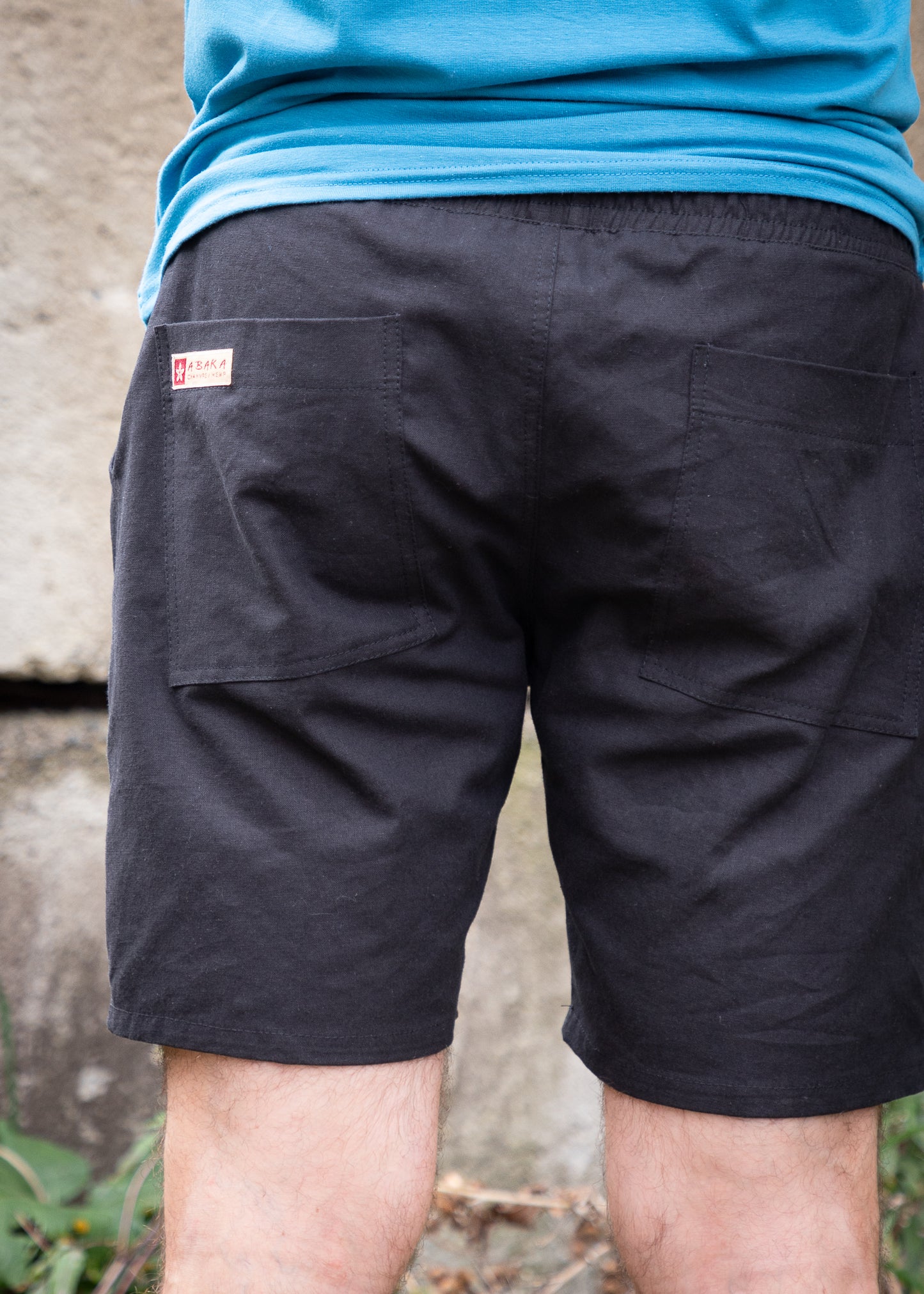 MAX SHORT HEMP noir