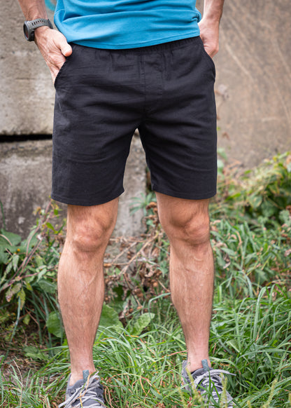 MAX SHORT HEMP black