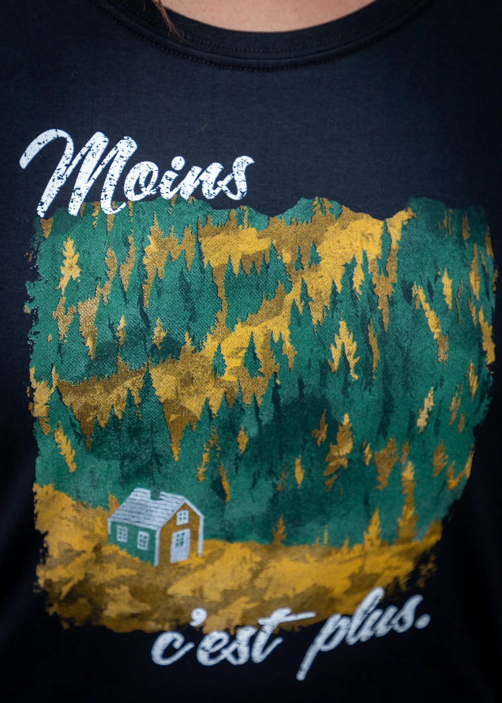 ORGANIKA - c'est + noir - T-shirt