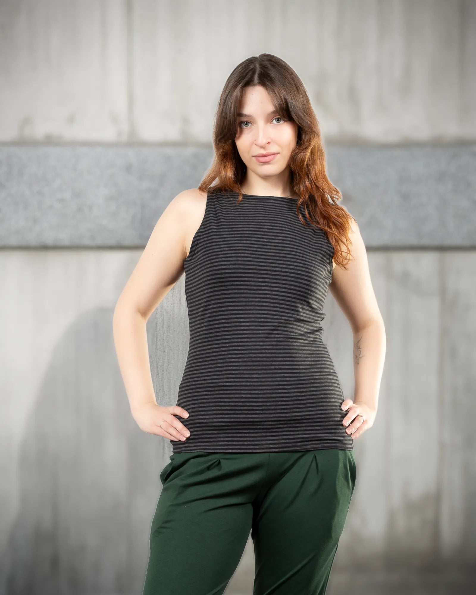 PEUSKAL Striped - Tank top