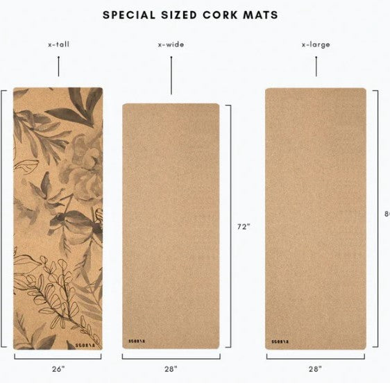 ESSENTIAL CORK X-LARGE X-TALL X-THICK yoga mat