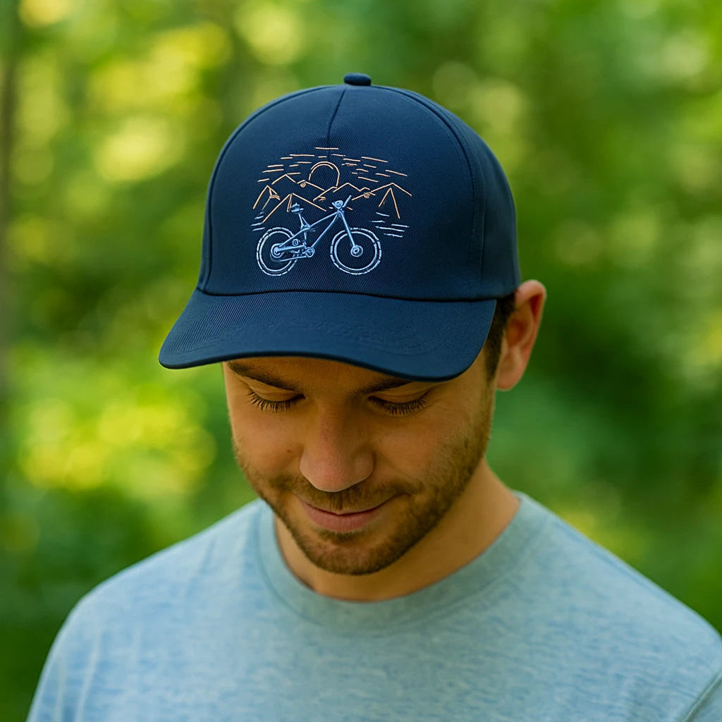 DAD HAT BIKE black